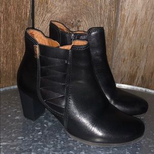 Pikolinos Black Leather 39/9 Ankle Boots